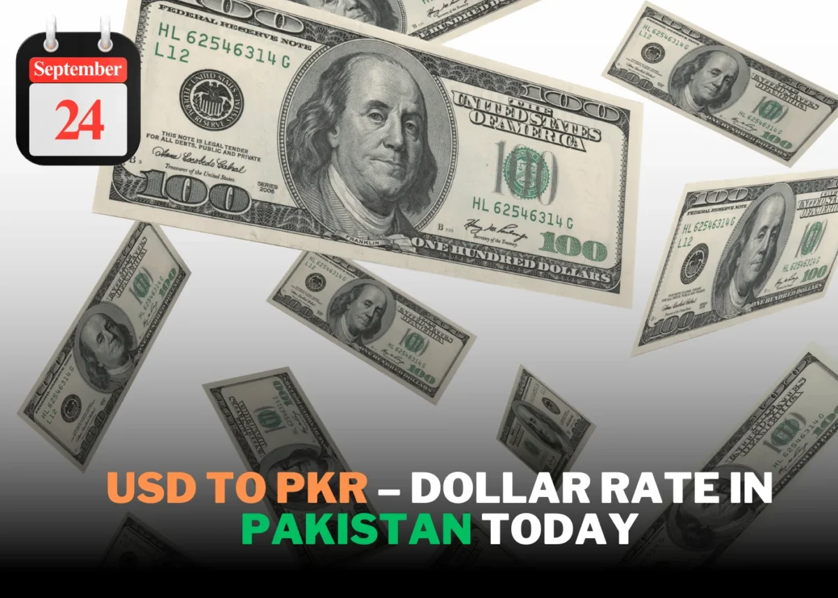USD to PKR – Dollar Rate in Pakistan Today – 24 September 2023