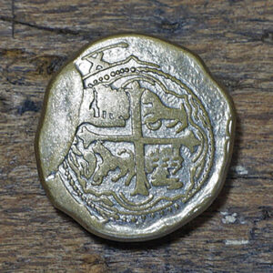 Spanischer Knopf Goldfarben