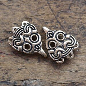 Wadenwickel Haken Birka Bronze oder Versilbert