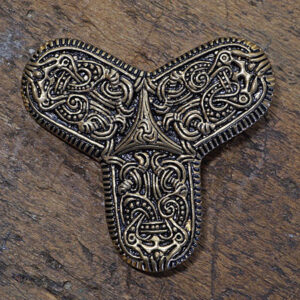 Kleeblattfibel Bronze