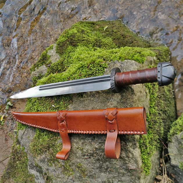 Sax mit Lederscheide - Image 3