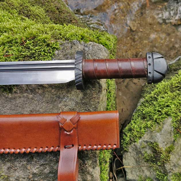 Sax mit Lederscheide - Image 2