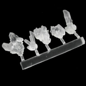 Transparente Kristalle 5Stk.