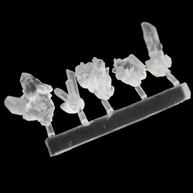 Transparente Kristalle 5Stk.