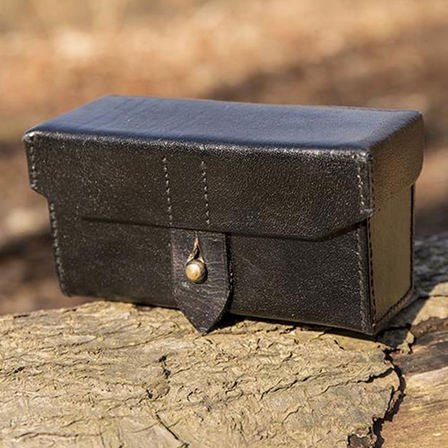 Imperiale Ledertasche schwarz