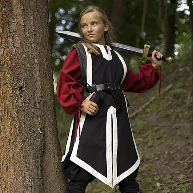 Waffenrock Schwarz 6-8Jahre