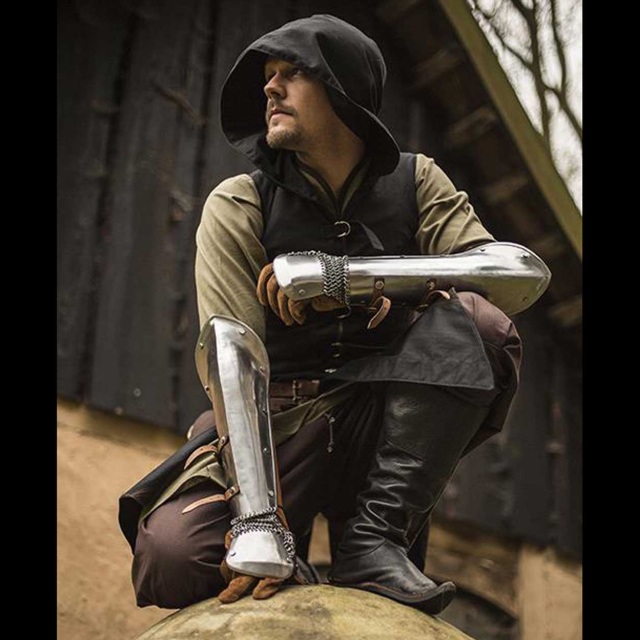 Armschutz Metall Poliert 1Paar - Image 3