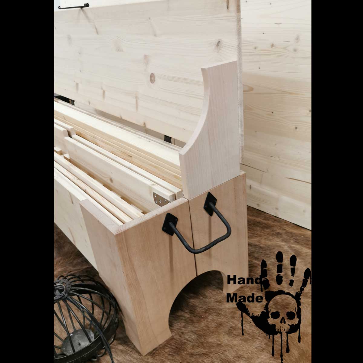 Mittelalter Truhenbett - Image 4