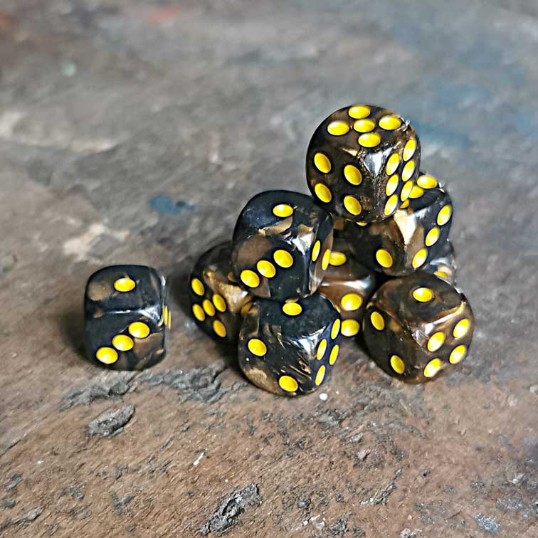 Wurfel Marmoriert 12mm 1Stk. - Image 4