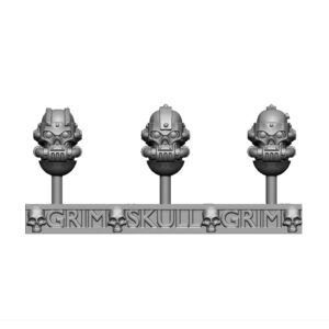 Mec MK-VII Kopf Set 3Stk.