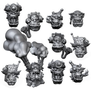 Ork Conv. Kopf Set. 10Stk.