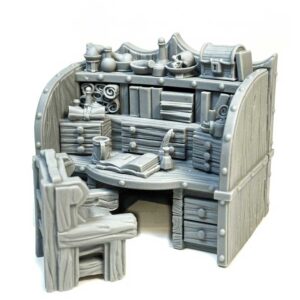 Dunkler Zauberer Arbeitsplatz