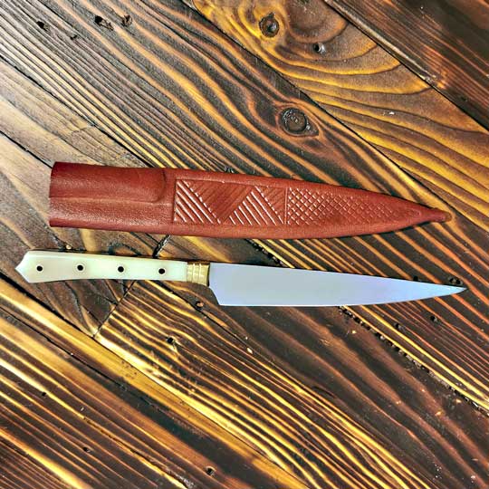 Mittelalter Messer mit Lederscheide - Image 2