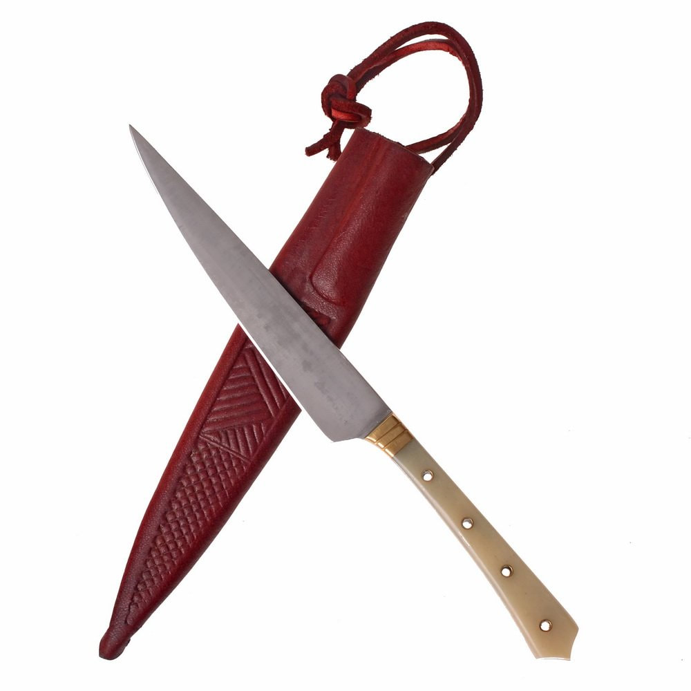 Mittelalter Messer mit Lederscheide