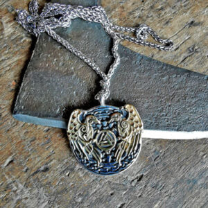 Amulett Valknut und Raben