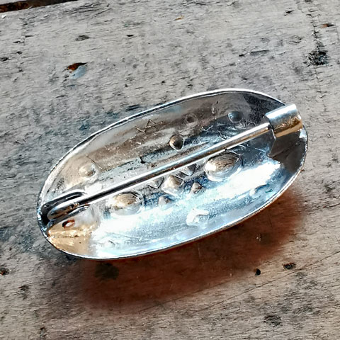 Schalenfibel Truso versilbert - Image 2