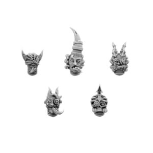 Chaos Lust und Mutation Kopf 5Stk