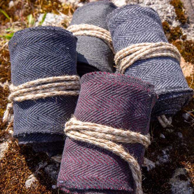 Wadenwickel Fischgrad Baumwolle