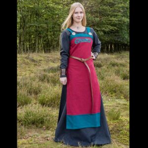 Wikinger Schurze bestickt Rot
