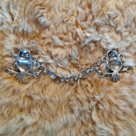 Eule Fell oder Umhangschliesse - Image 4