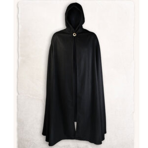 Umhang mit Schliesse Schwarz