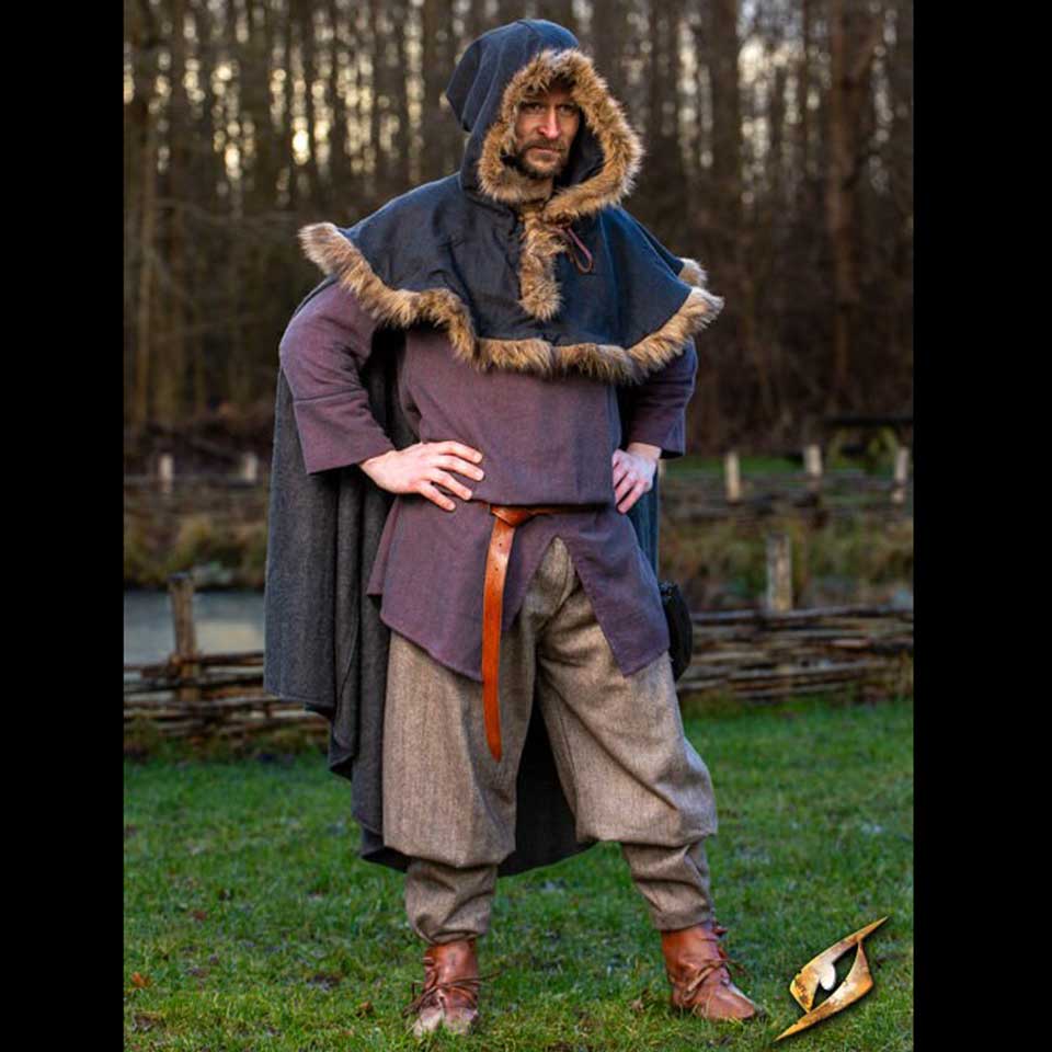 Fischgrat Hosen Braun - Image 3