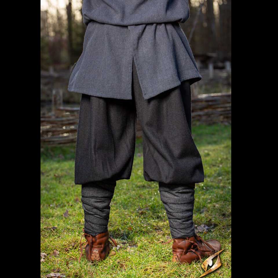 Fischgrat Hosen Schwarz - Image 2