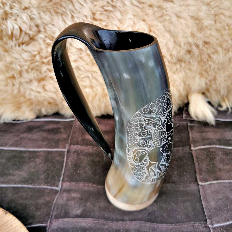 Horn Becher Odin auf Sleipnir - Image 3