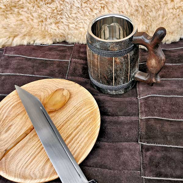 Holzbecher mit gedrehtem Band - Image 2