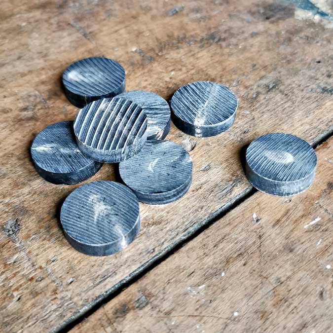 Runde Horn Platten Roh - Image 3