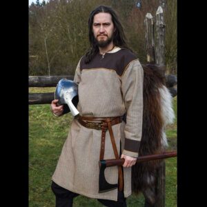 Tunika Fischgrat Braun