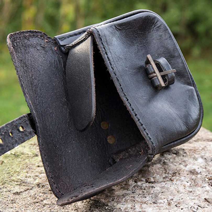 Leder Gurteltasche Braun oder Schwarz - Image 2