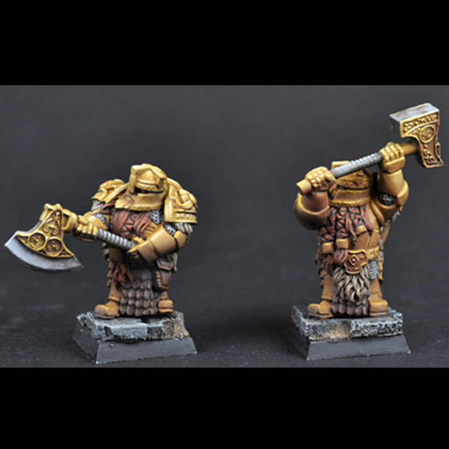 Zwerge Goldene Wache Set3 2Figuren