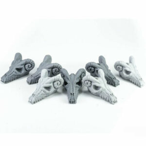 Drachen Totenkopf 7Stk.