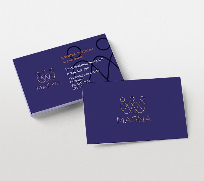 foil business card printing london