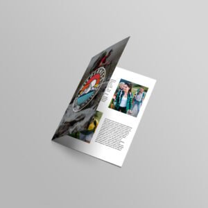 half fold leaflet printing london