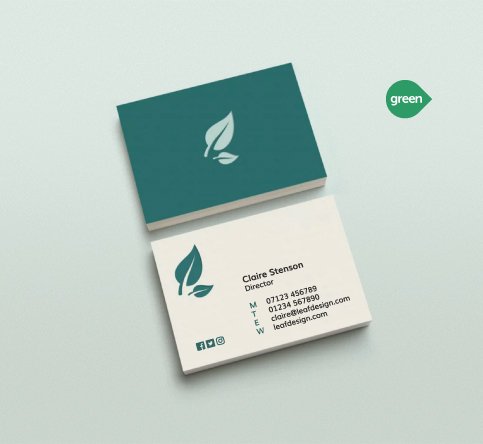 recycled board business card printing london