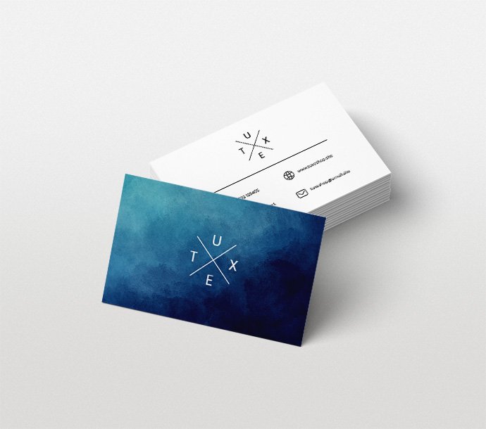 rounded corner business card printing london