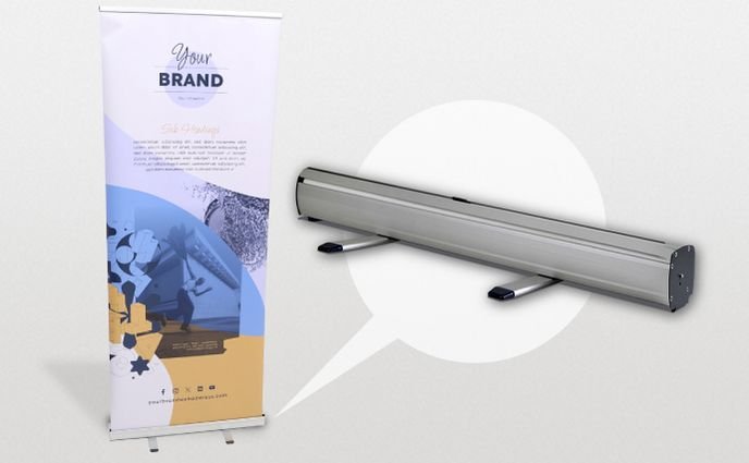 pull up roller banner printing london - Image 2