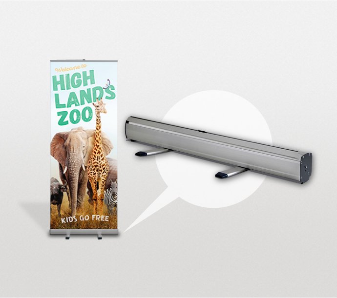 pull up roller banner printing london - Image 7