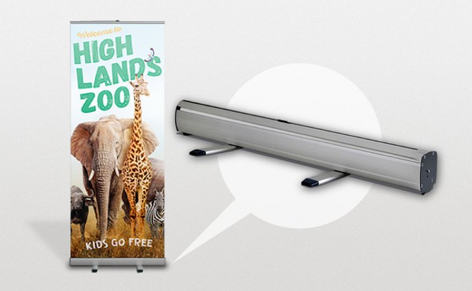 pull up roller banner printing london - Image 8