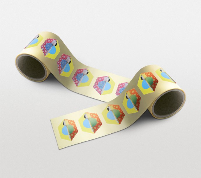 gloss sticker roll printing london - Image 7