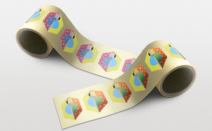 gloss sticker roll printing london - Image 8